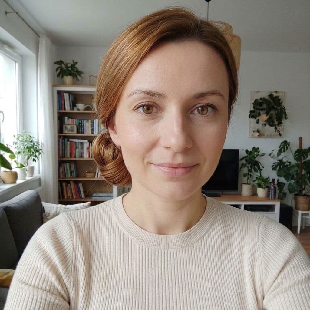 Jesien (test): Luźny kok z wysuniętymi pasmami